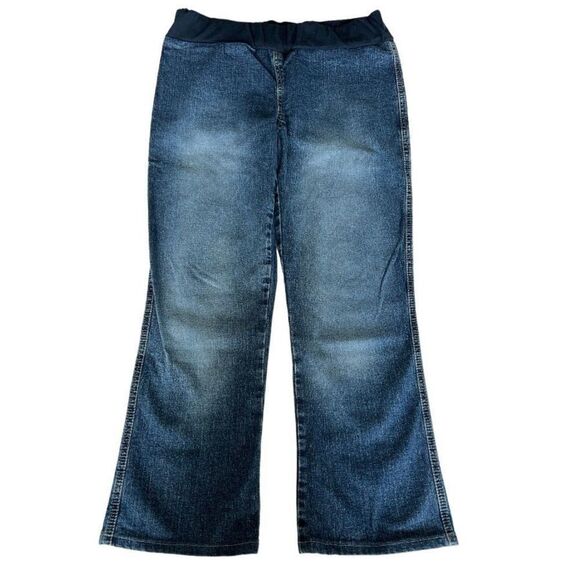 Motherhood Maternity size Small pull on boot cut jeans - Picture 1 of 10